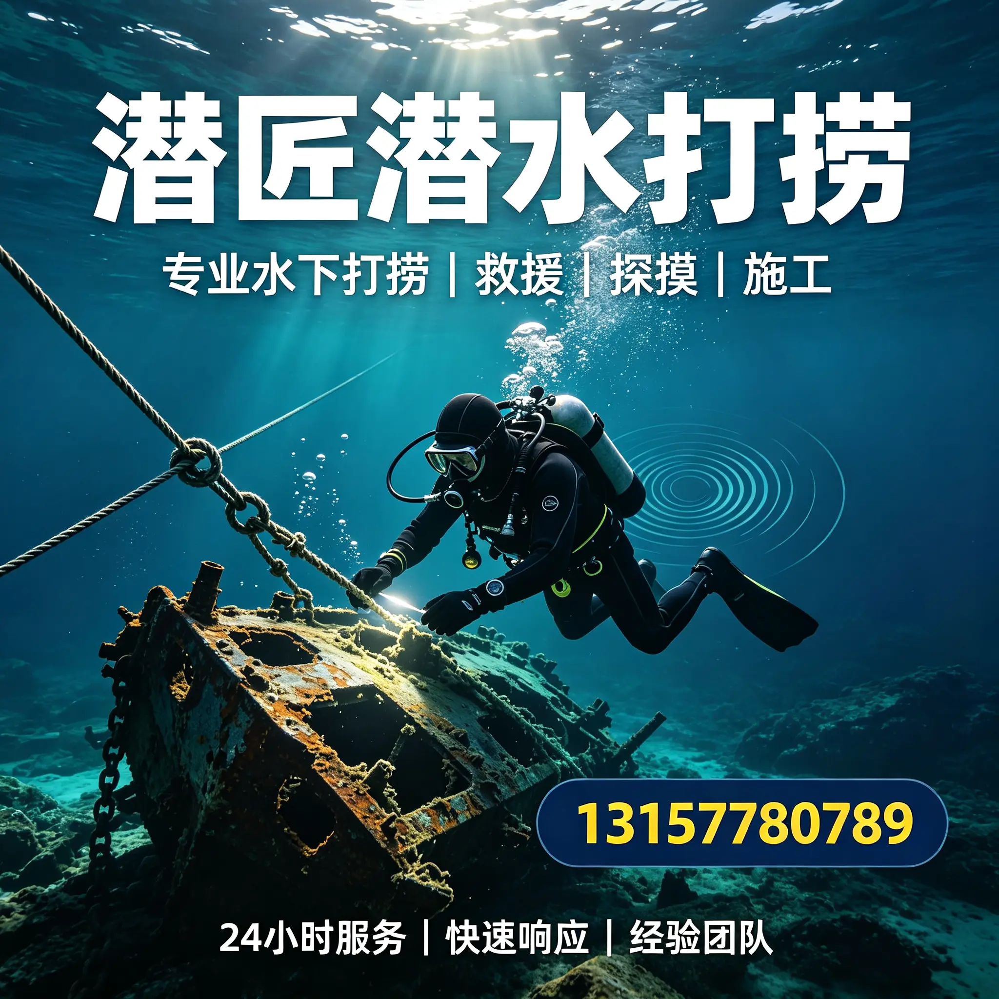 东莞水下打捞作业服务产品